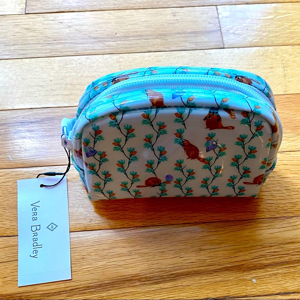 Small Vera Bradley plastic pouch